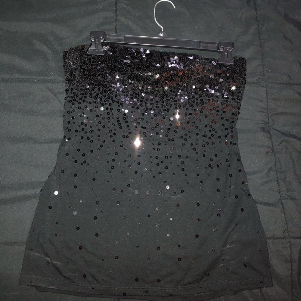 Sequin Tube Top